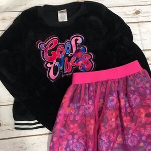 Trolls Sweatshirt Skort Set XL Medium